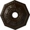 Ekena Millwork Nottingham Ceiling Medallion (Fits Canopies up to 4 5/8"), 18"OD x 3 1/2"ID x 1 1/2"P, Bronze CM18NTBZS - alternate 1